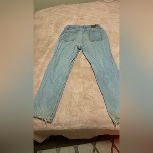 These here are Calvin Klein jeans, they’re not my favorite so I’m selling them